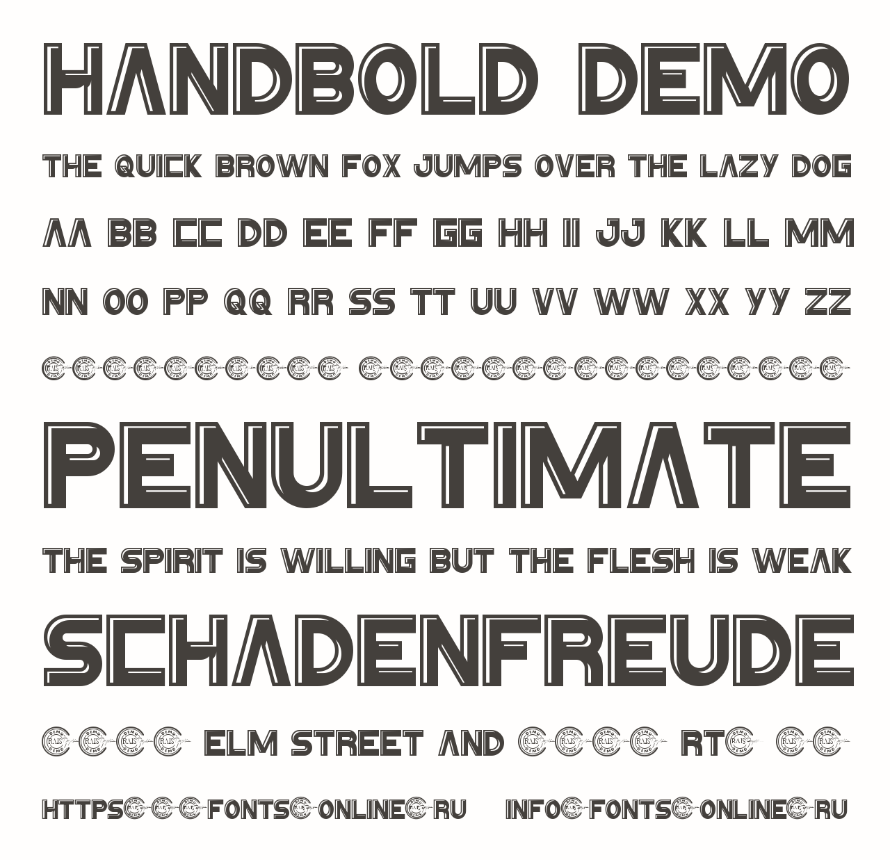 Handbold Demo Free Font Download